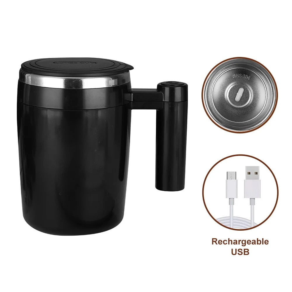 12 Ounce Automatic Stirring Magnetic Mug Rechargeable Model